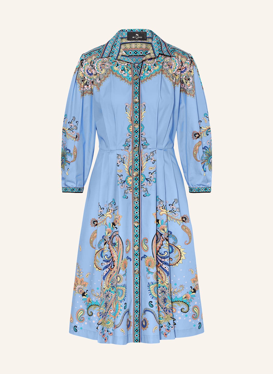 Etro Hemdblusenkleid blau von ETRO