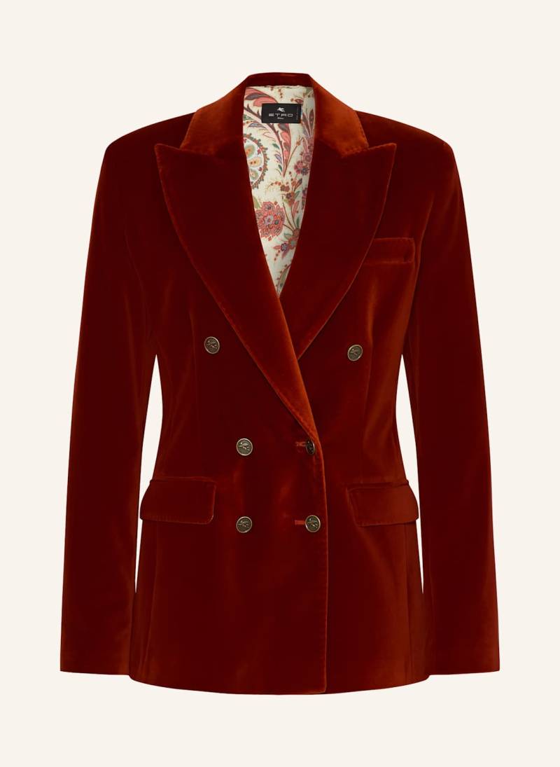 Etro Samtblazer rot von ETRO