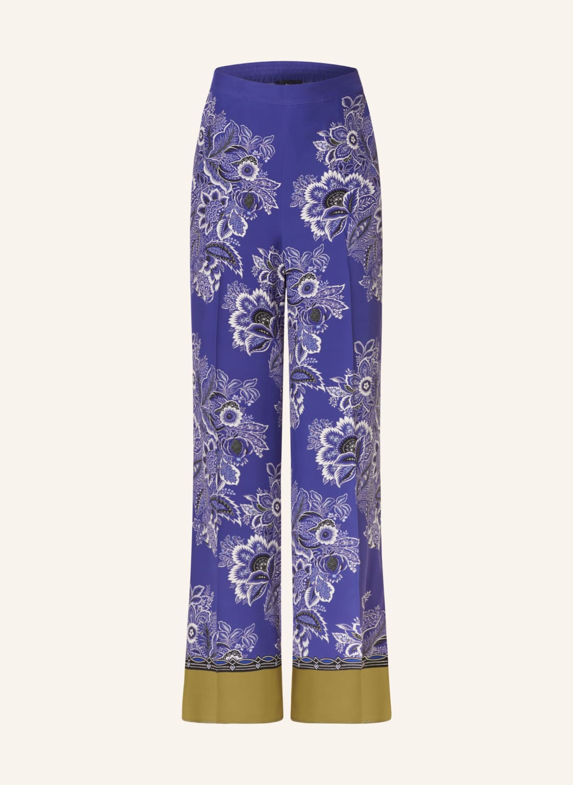 Etro Seidenhose blau von ETRO