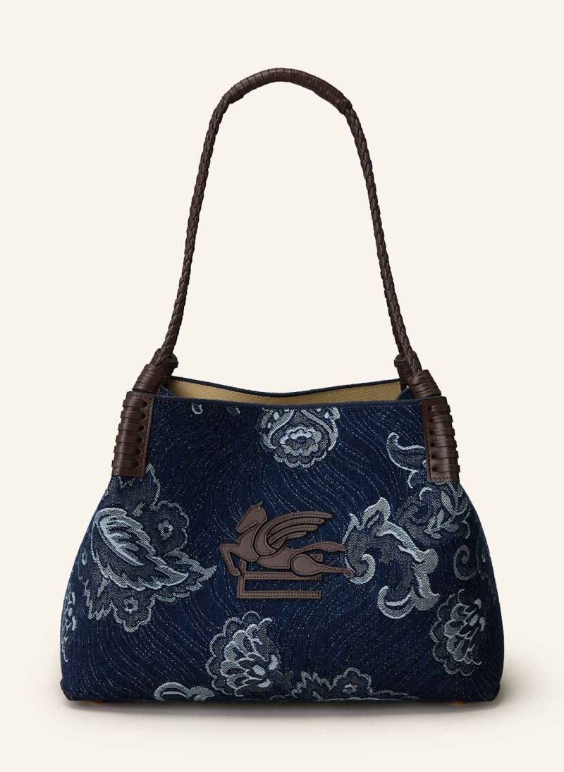 Etro Shopper Libra Small blau von ETRO
