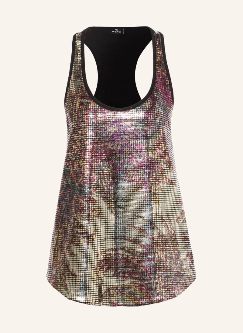 Etro Top Anicka Mit Pailletten rot von ETRO
