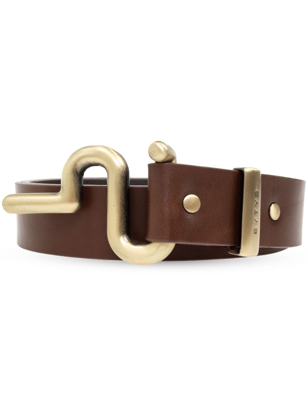 EYTYS Zane leather belt - Brown von EYTYS