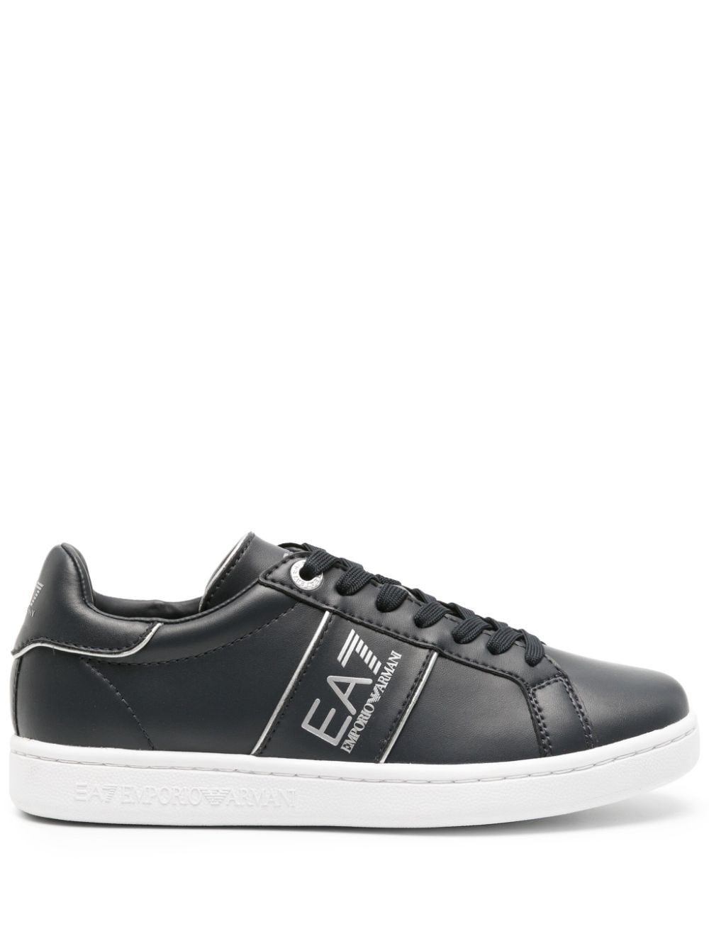 Ea7 Emporio Armani EA7 Classic leather sneakers - Blue von Ea7 Emporio Armani