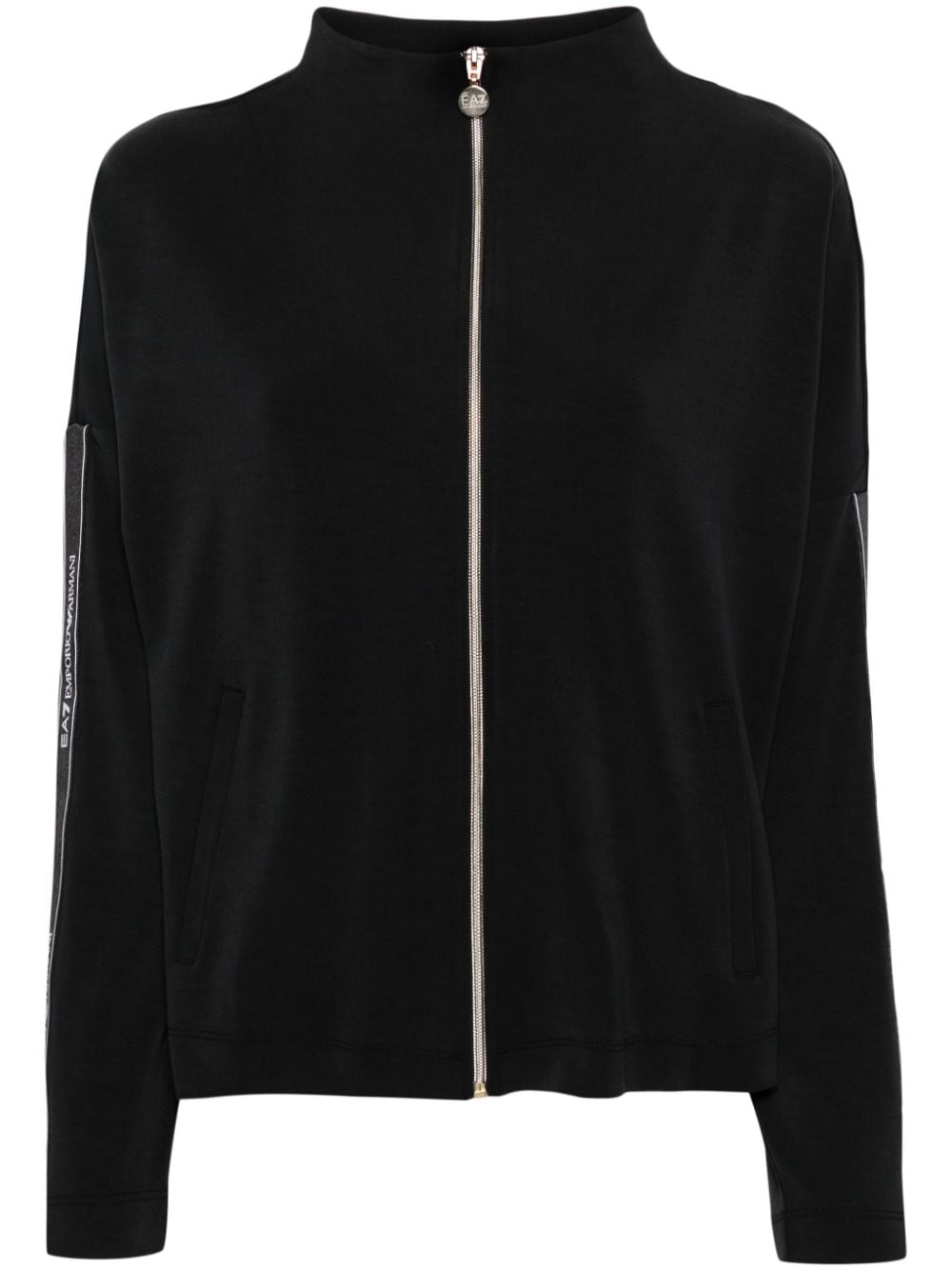 Ea7 Emporio Armani Logo Series zip-up sweatshirt - Black von Ea7 Emporio Armani