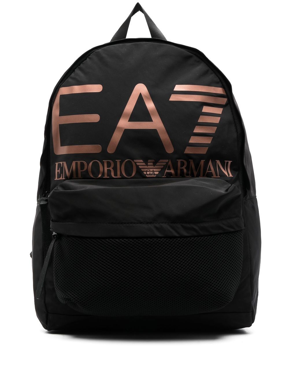 Ea7 Emporio Armani logo print backpack - Black von Ea7 Emporio Armani