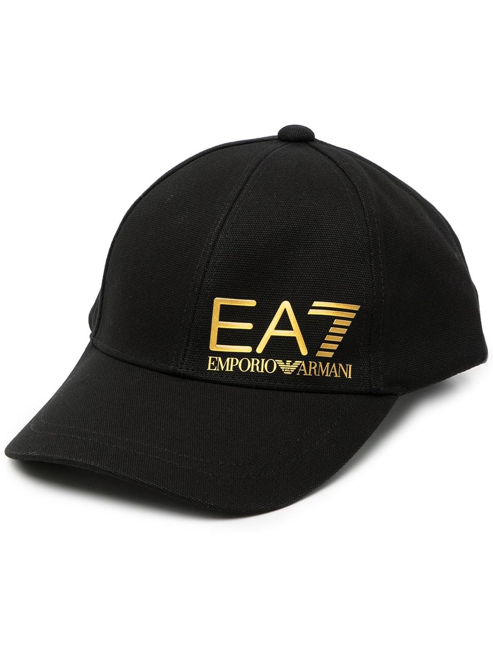 Ea7 Emporio Armani logo-print baseball cap - Black von Ea7 Emporio Armani
