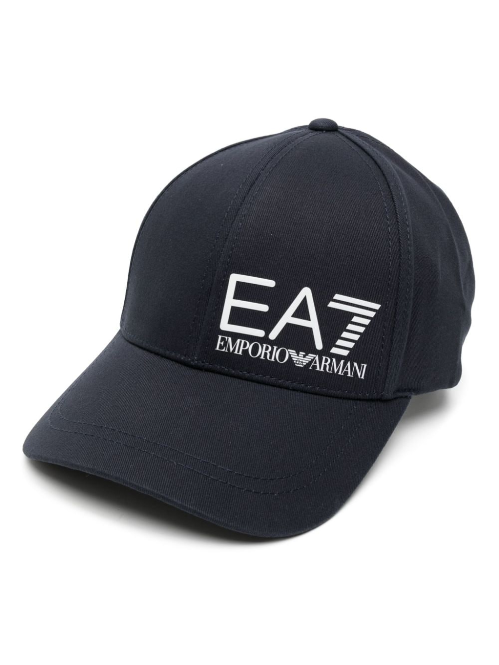 Ea7 Emporio Armani logo-print baseball cap - Blue von Ea7 Emporio Armani