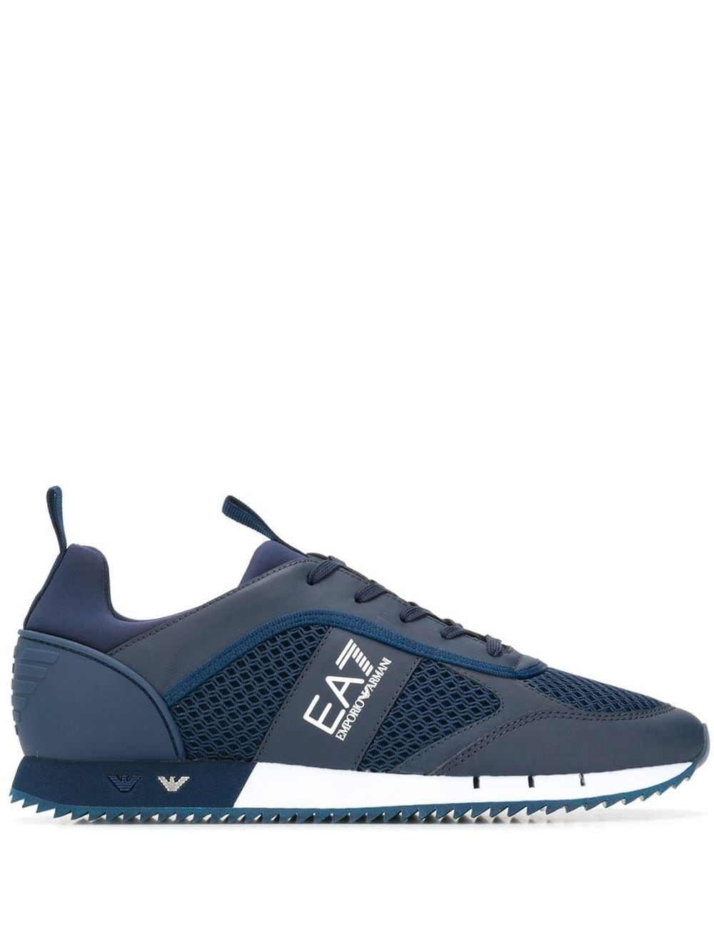 Ea7 Emporio Armani side logo sneakers - Blue von Ea7 Emporio Armani