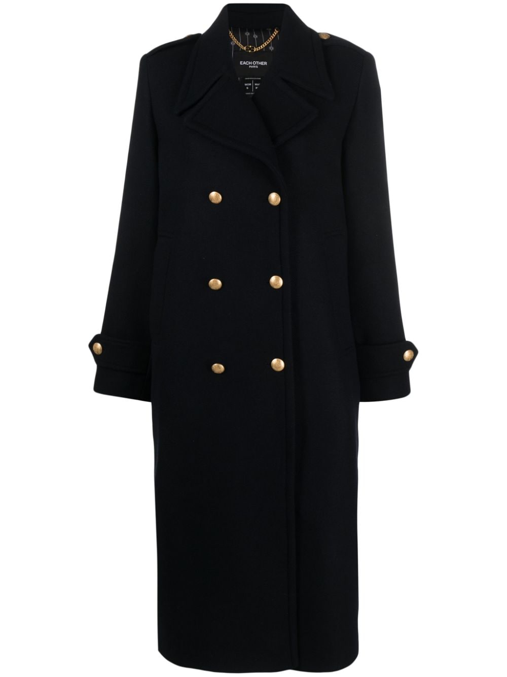 Each X Other double-breasted tailored coat - Blue von Each X Other