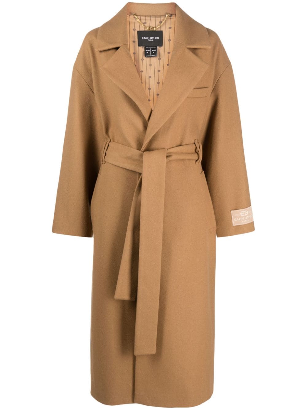 Each X Other tied-waist robe coat - Brown von Each X Other