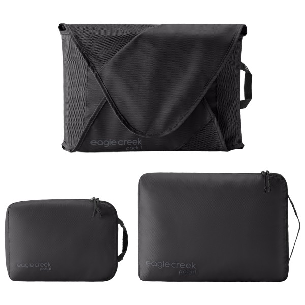 Eagle Creek - Pack-It Starter Set - Packsack grau/schwarz von Eagle Creek