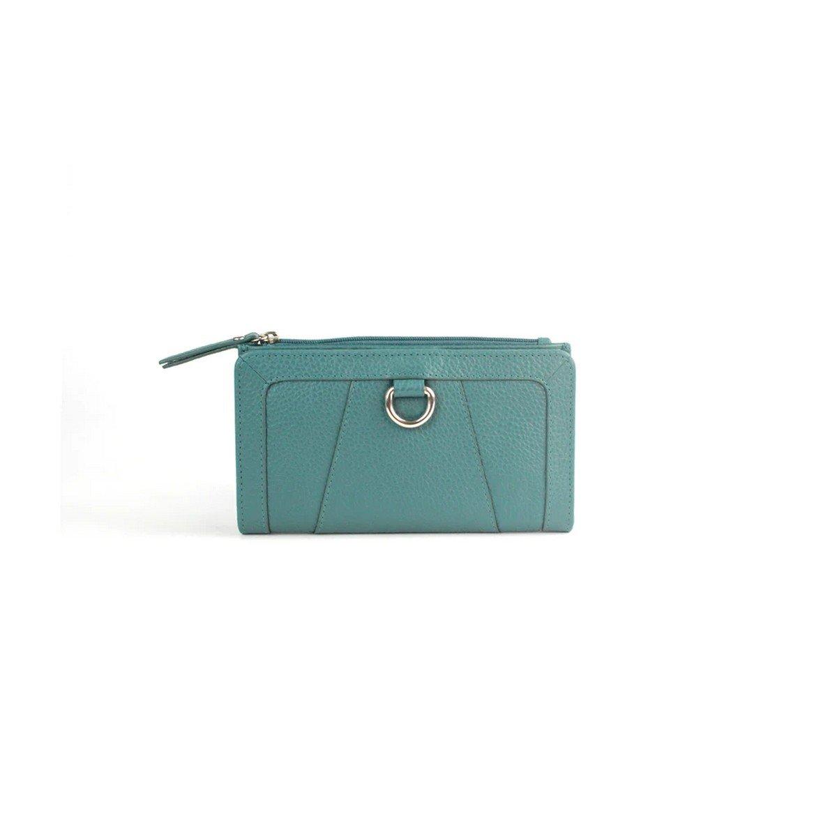 Davina Leder Brieftasche Damen Blau ONE SIZE von Eastern Counties Leather