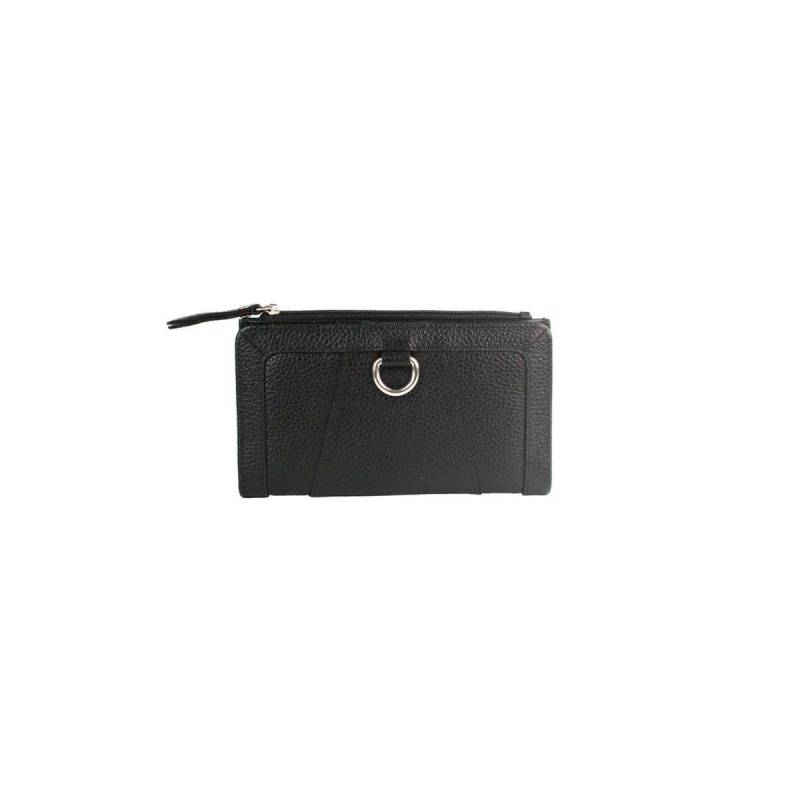 Davina Leder Brieftasche Damen Schwarz ONE SIZE von Eastern Counties Leather