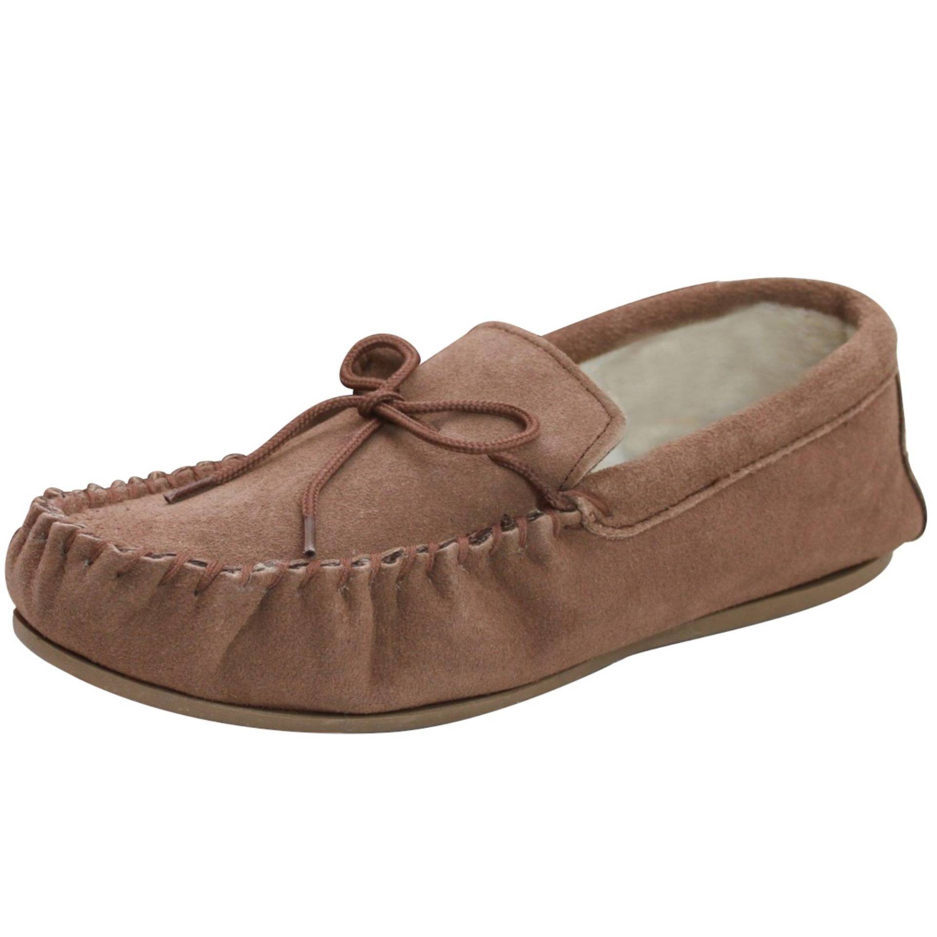 Moccasins Mit Harter Sohle Damen Camel 42 von Eastern Counties Leather