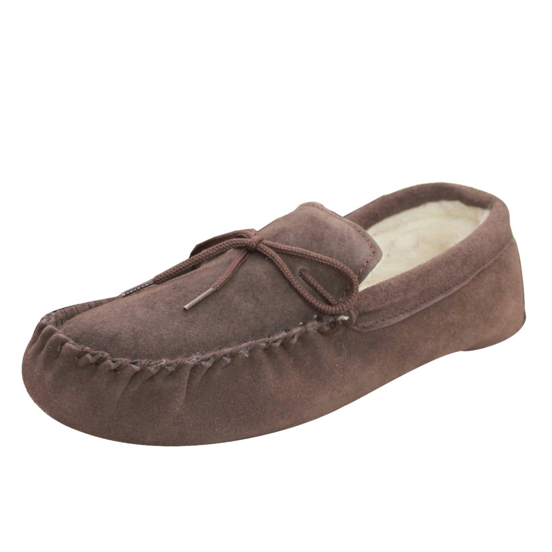 Moccasins Mit Weicher Sohle. Damen Braun 36 von Eastern Counties Leather