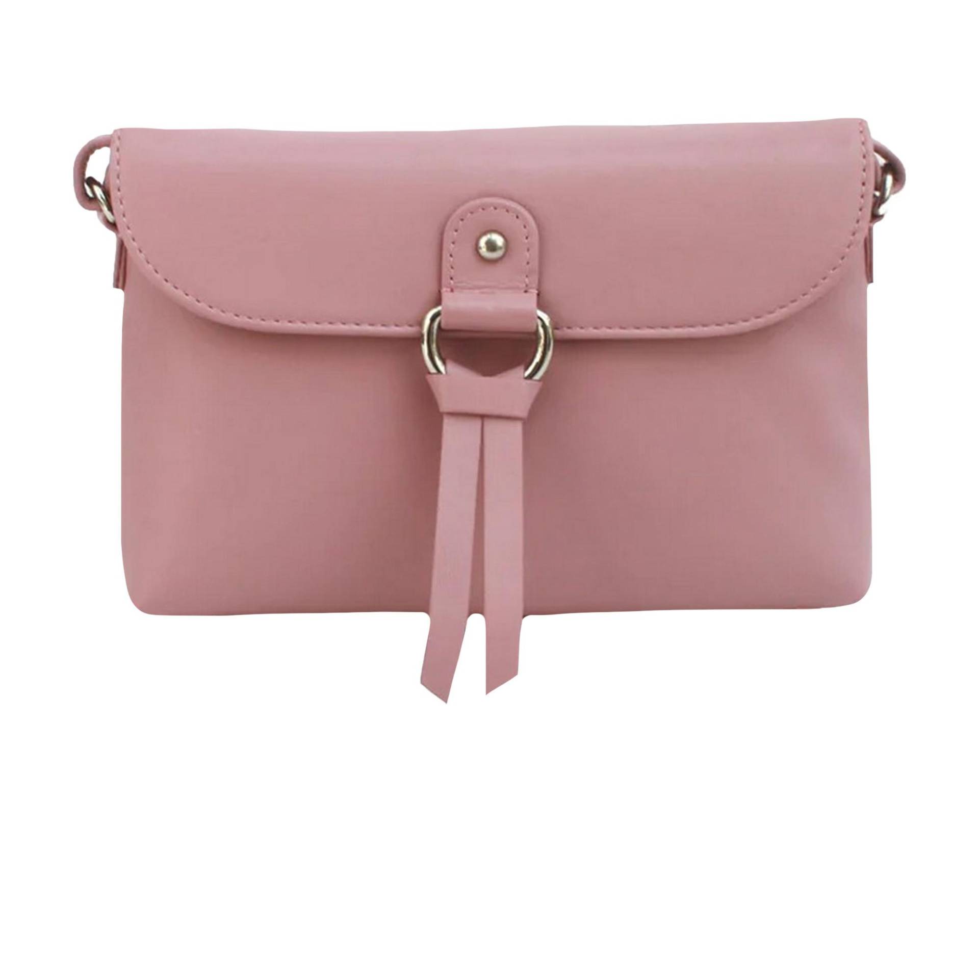 Handtasche Cleo, Leder Damen Pink ONE SIZE von Eastern Counties Leather