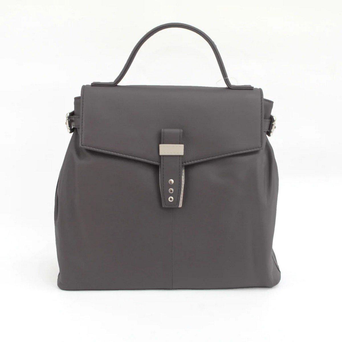 Katrina Schnalle Detail Handtasche Damen Schwarz ONE SIZE von Eastern Counties Leather