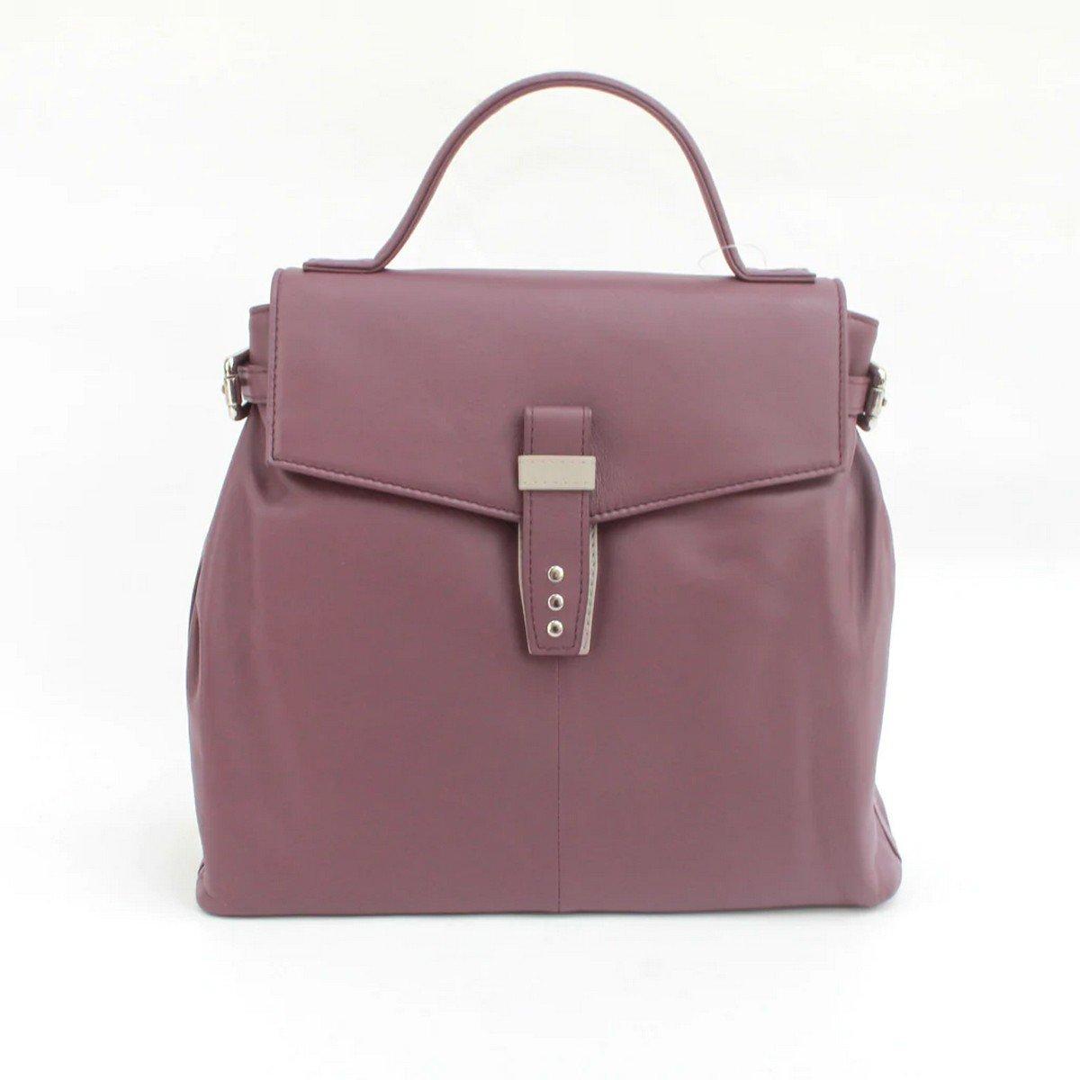 Katrina Schnalle Detail Handtasche Damen Violett Bedruckt ONE SIZE von Eastern Counties Leather