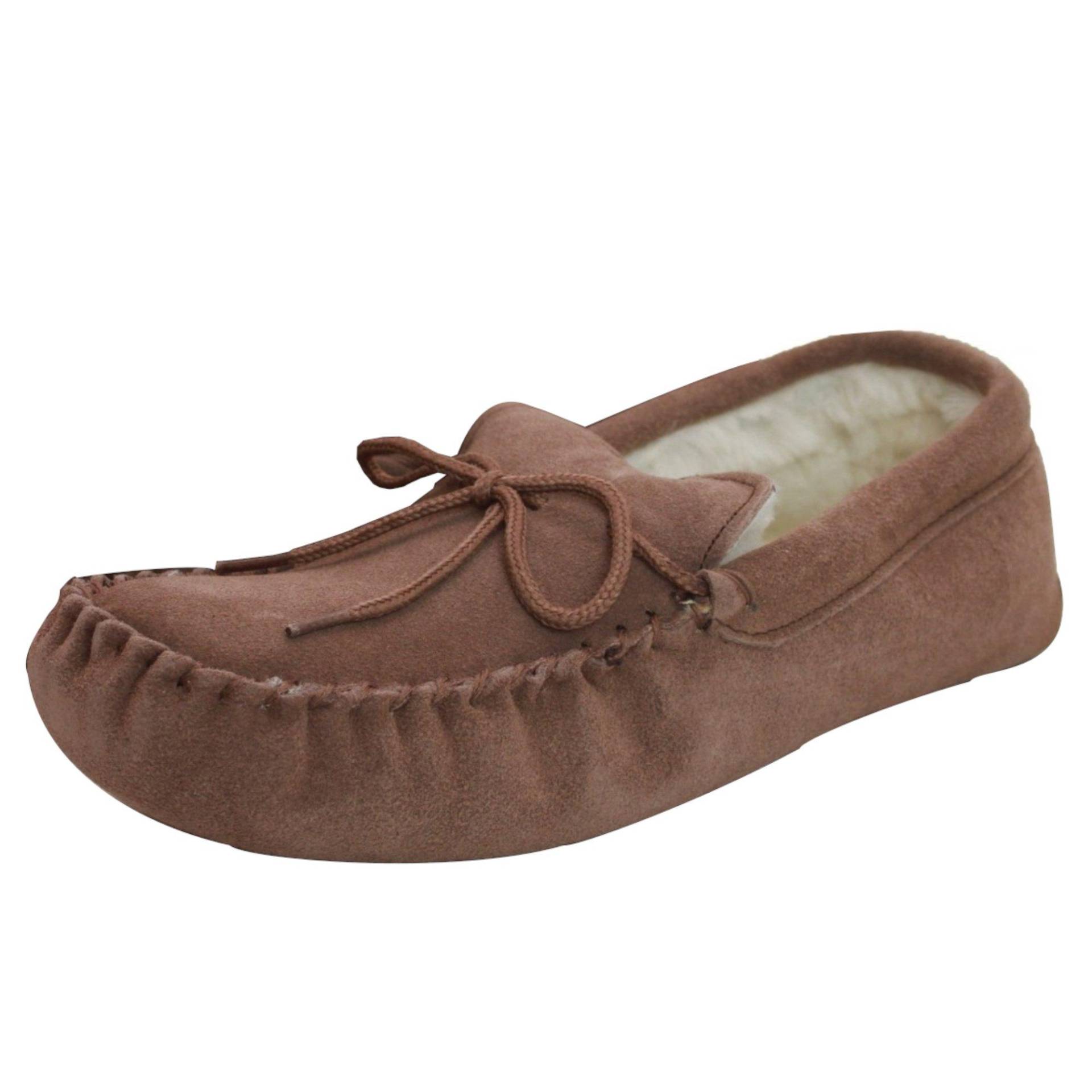 Moccasins Mit Weicher Sohle. Damen Camel 41 von Eastern Counties Leather