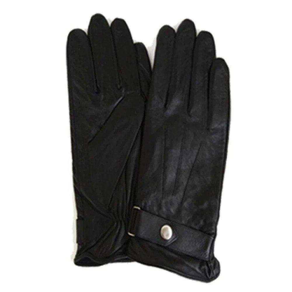 Winterhandschuhe Classic, Leder Herren Schwarz M von Eastern Counties Leather
