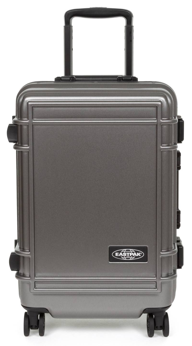 Eastpak Hartschalen-Trolley »RESIST'R CASE S BRUSHED METAL mit 30 Jahren Garantie«, 4 Rollen, Reisegepäck Handgepäck-Koffer TSA-Zahlenschloss von Eastpak