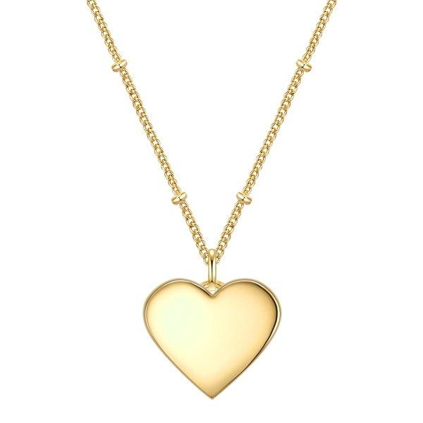 Halskette Herz Damen Gold 40cm von Eastside