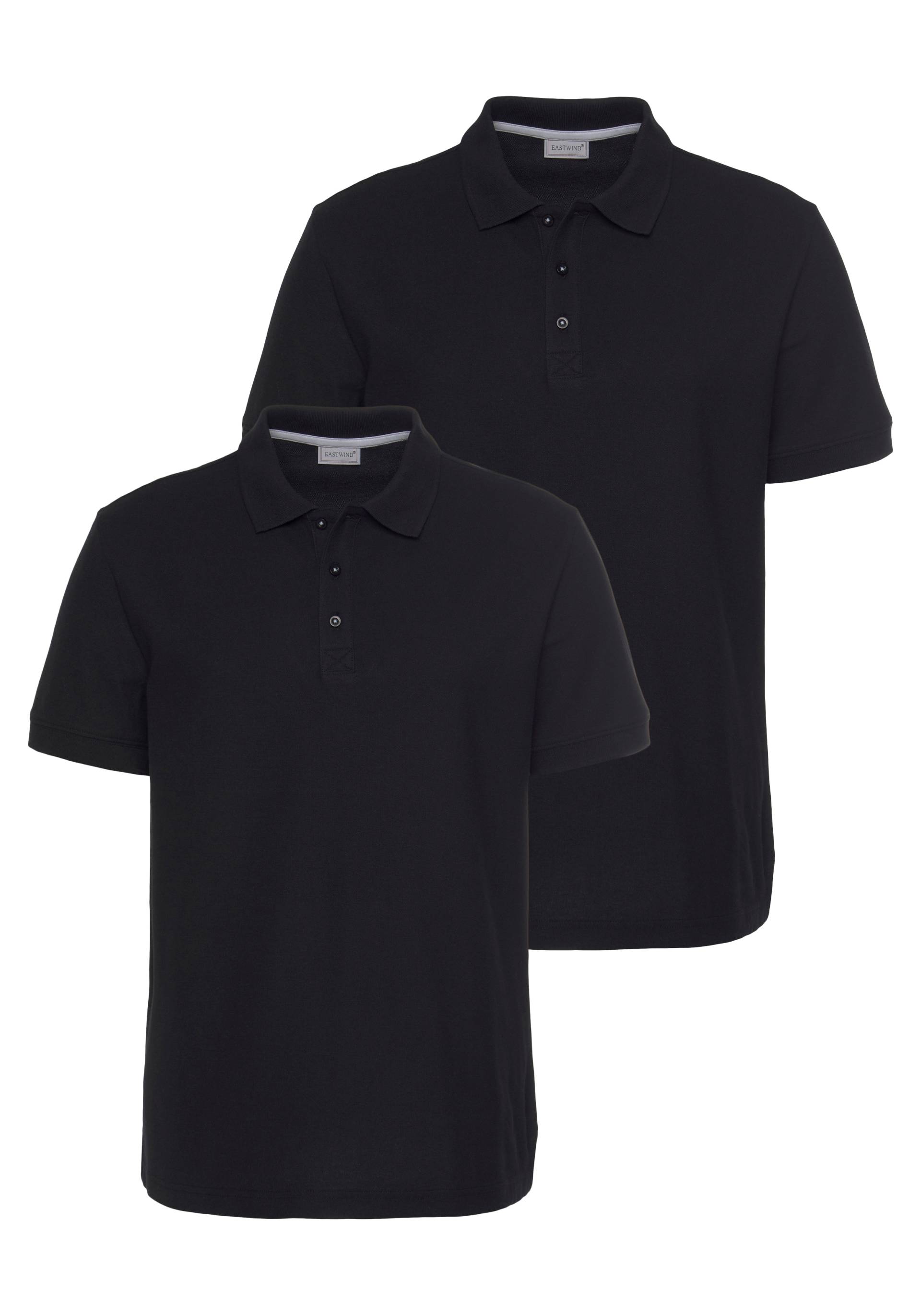 Eastwind Poloshirt »Double Pack Polo, navy+white«, (2er-Pack) von Eastwind