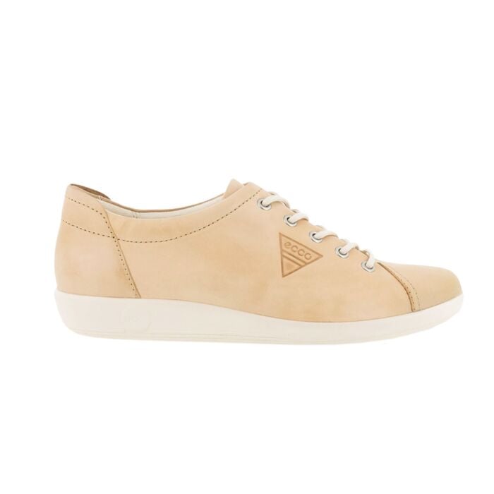 Ecco Damen Sneaker aus Leder beige, 41 von Ecco