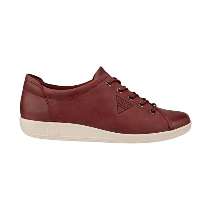 Ecco Damen Sneaker aus Leder bordeaux, 40 von Ecco