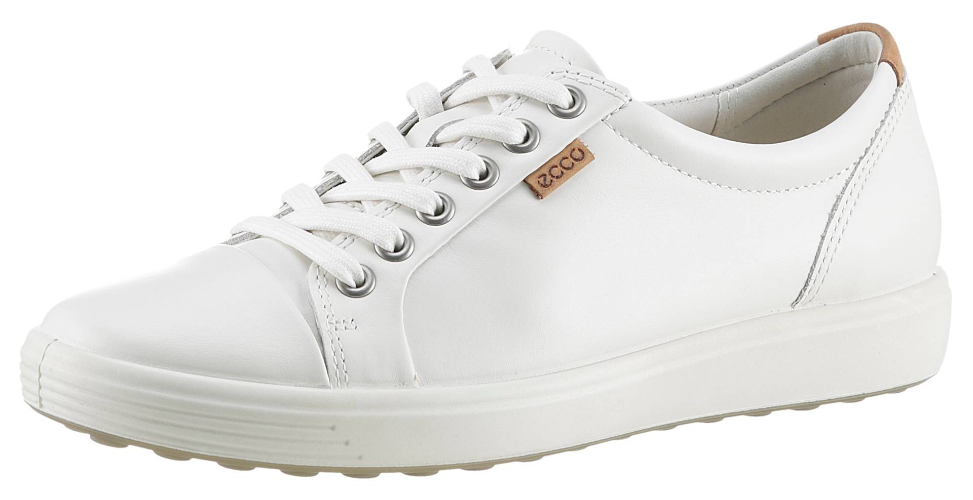 Ecco Sneaker »SOFT 7 W«, mit Label, Freizeitschuh, Halbschuh, Schnürschuh