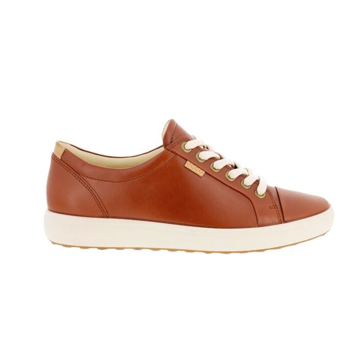 Ecco eleganter Leder Sneaker für Damen cognac, 37 von Ecco