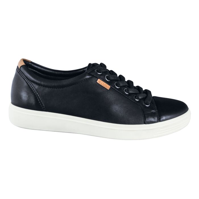 Ecco eleganter Leder Sneaker für Damen schwarz, 39 von Ecco