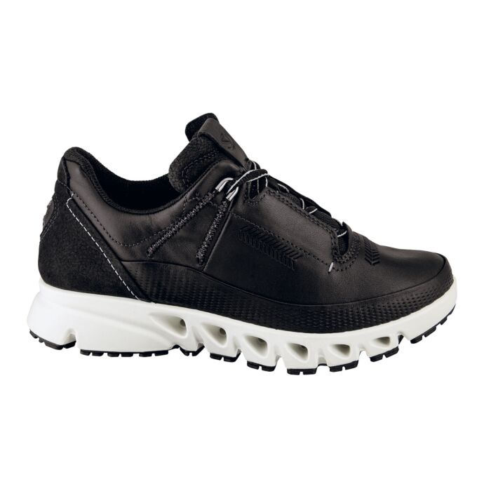 Sportlicher Ecco Damen Sneaker aus Nappeleder schwarz, 40 von Ecco