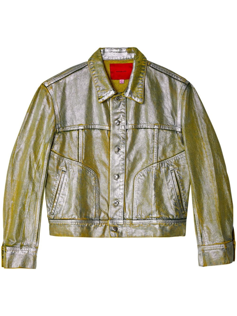 Eckhaus Latta EL coated denim jacket - Silver von Eckhaus Latta