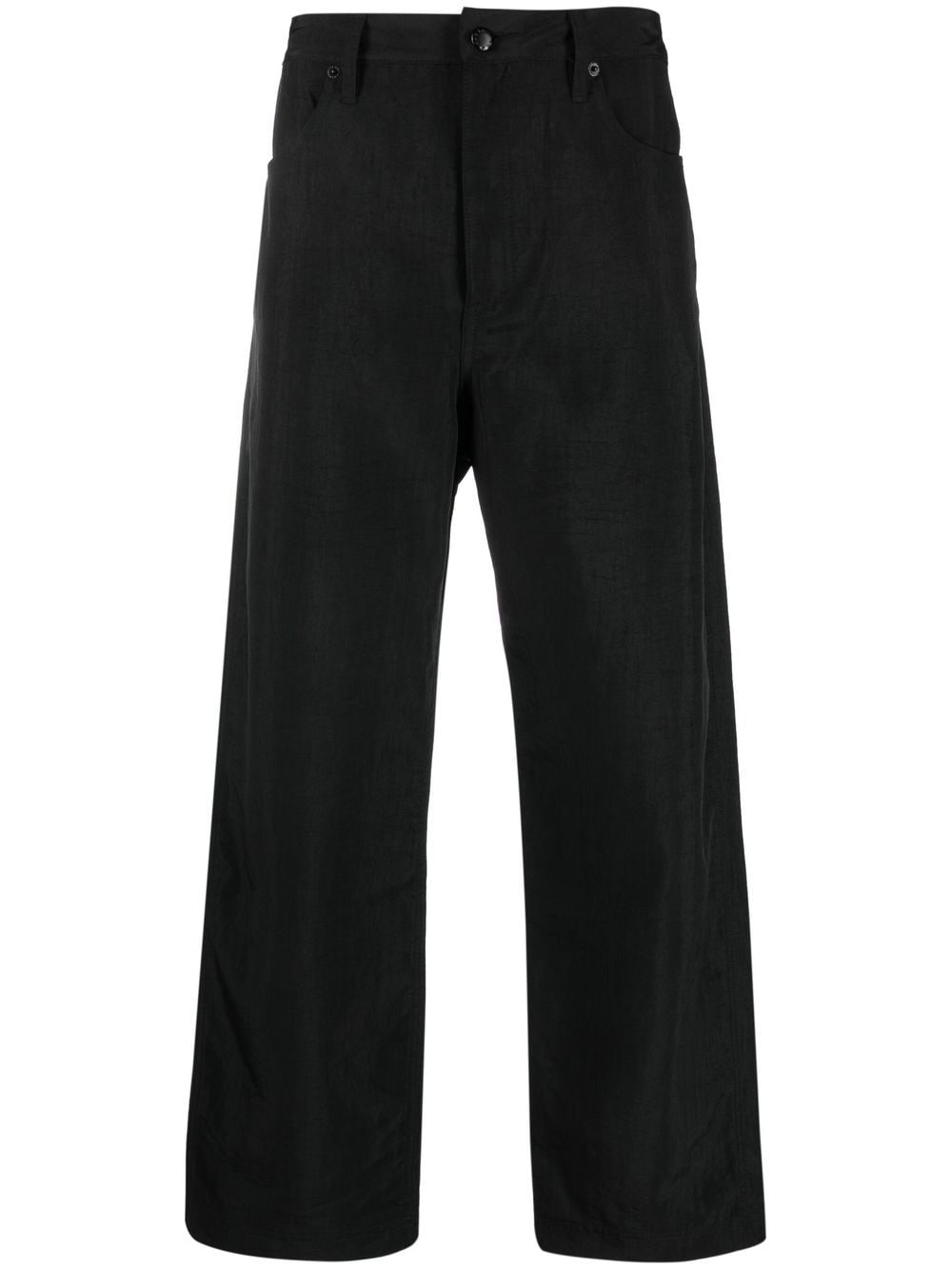 Eckhaus Latta Husk cropped trousers - Black von Eckhaus Latta