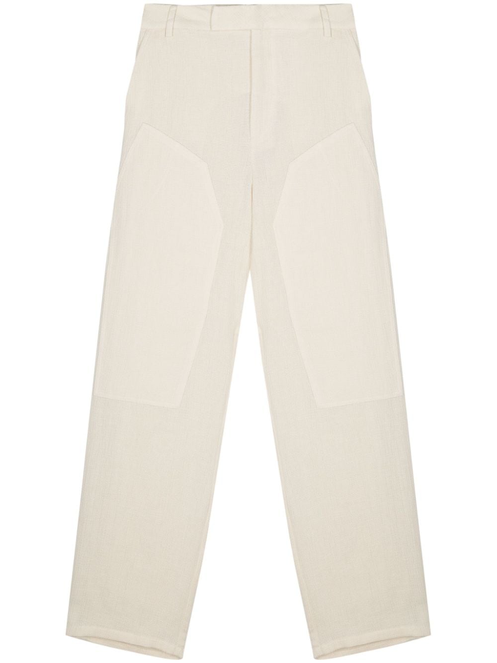 Eckhaus Latta basket weave loose-fit trousers - Neutrals von Eckhaus Latta