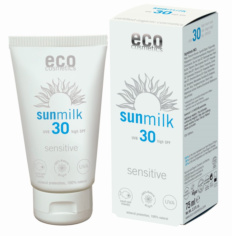 Eco Cosmetics - Sonnenmilch Sensitiv LSF30 Eco Cosmetics - Sonnenmilch Sensitiv LSF30 von Eco Cosmetics