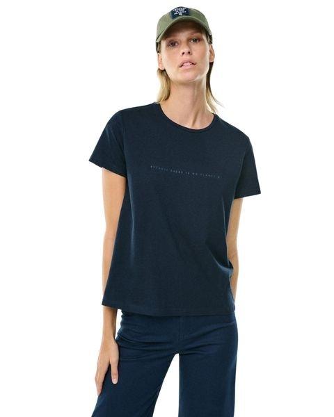 Orove Deep Navy - T-shirt Damen Unisex Dunkelblau XS von Ecoalf