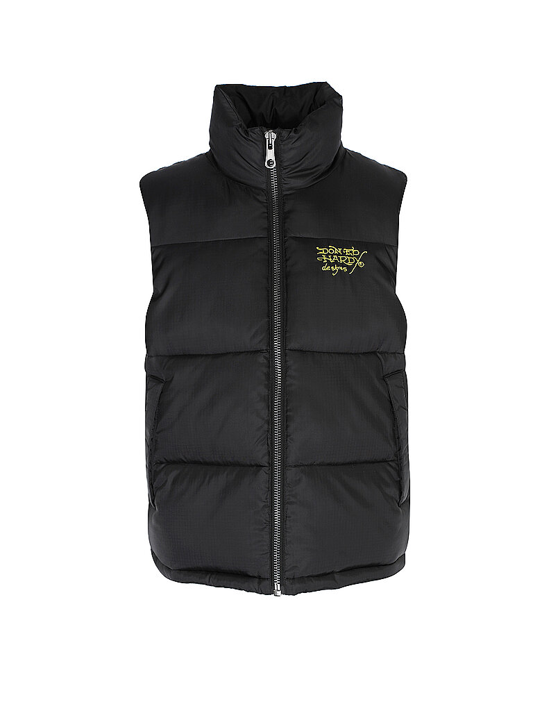 ED HARDY Steppgilet schwarz | L von Ed Hardy