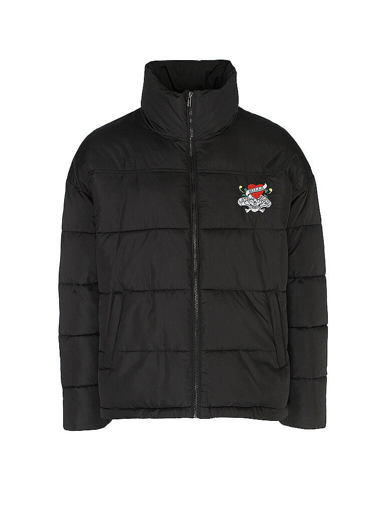 ED HARDY Steppjacke LKS-NYC-SKULL schwarz | L von Ed Hardy