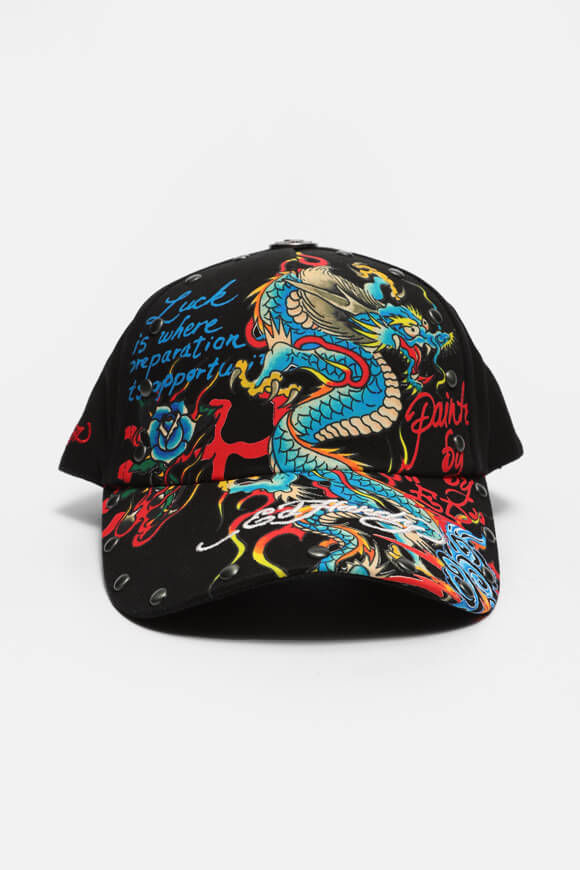 Ed Hardy Blue Dragon Strapback Cap | Black | Herren  | Einheitsgroesse von Ed Hardy
