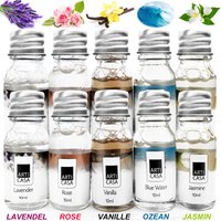 Duftöl 10er-Set Lavendel-Ocean-Jasmin-Rose-Vanille von Markenartikel