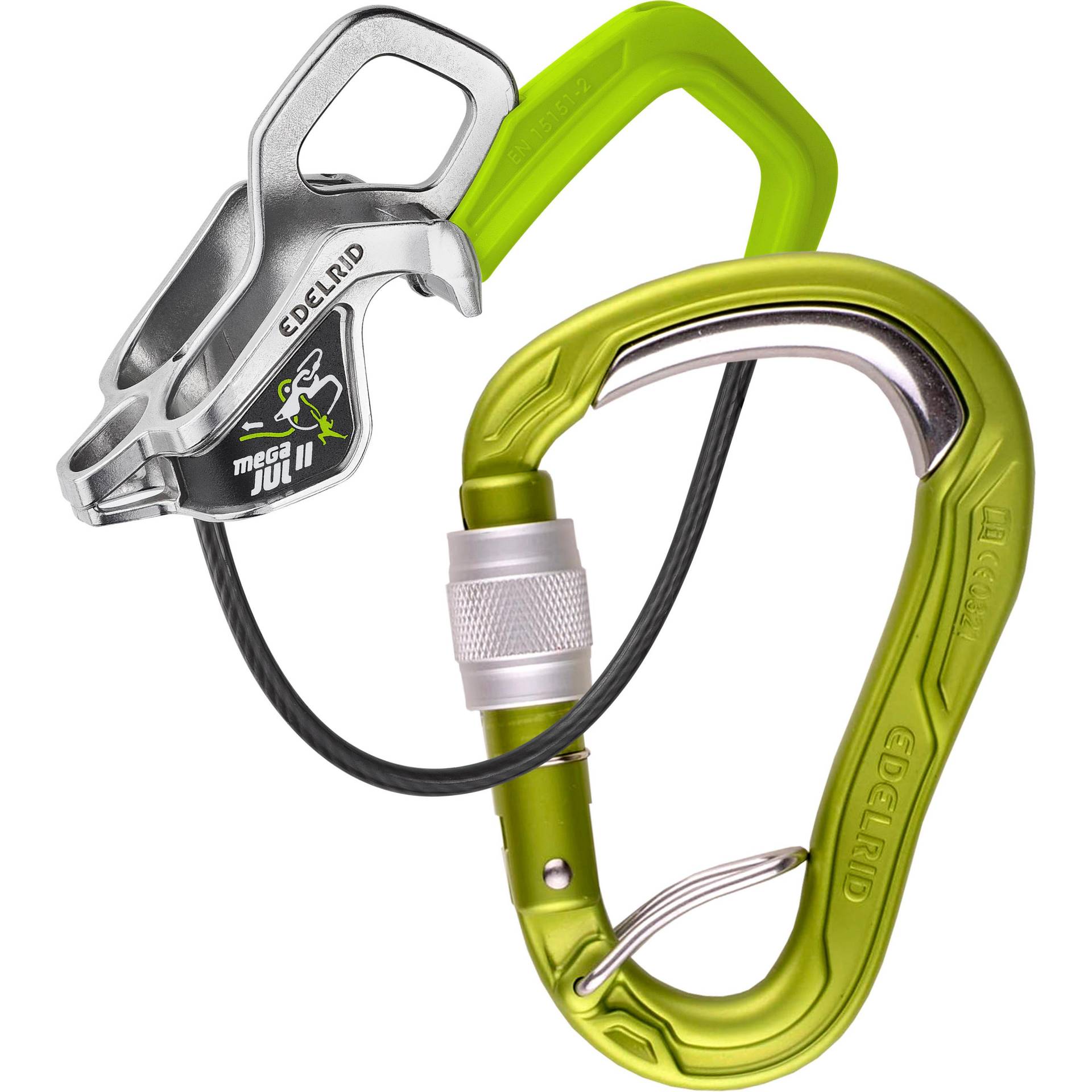 EDELRID Mega Jul Belay Kit Bulletproof Screw Sicherungsgerät von Edelrid