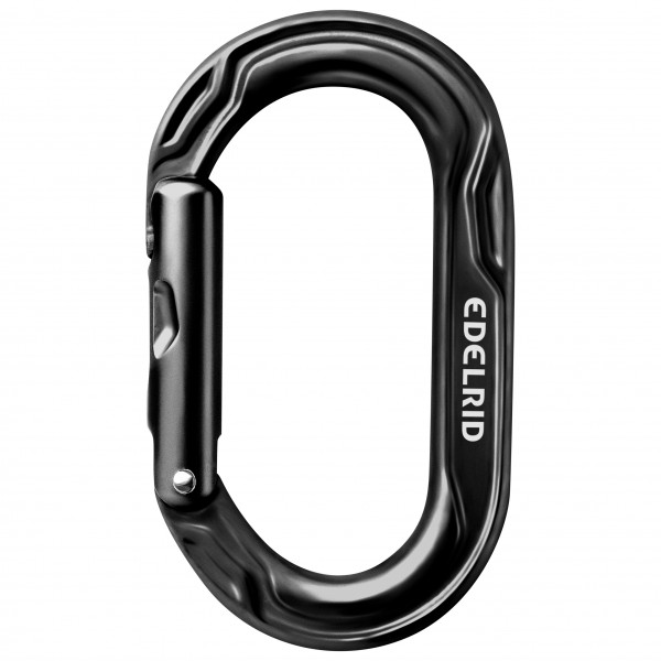 Edelrid - Kiwi - Schnappkarabiner grau/schwarz von Edelrid