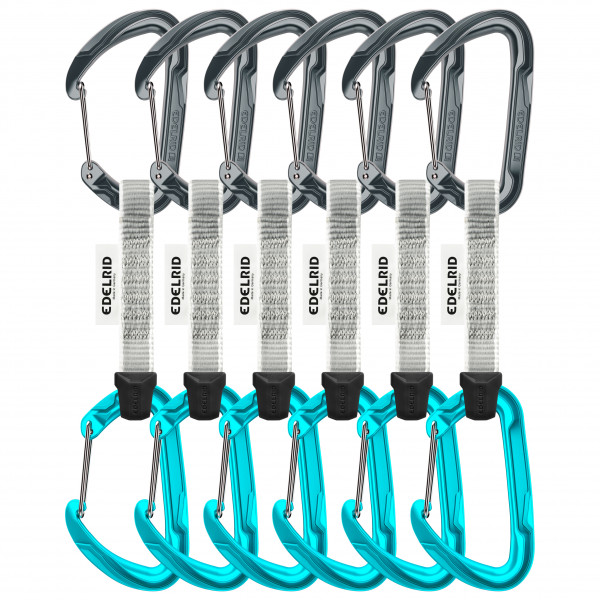 Edelrid - Pure Wire Set Sixpack - Express-Set Gr 10 cm grau Edelrid - Pure Wire Set Sixpack - Express-Set Gr 10 cm grau von Edelrid