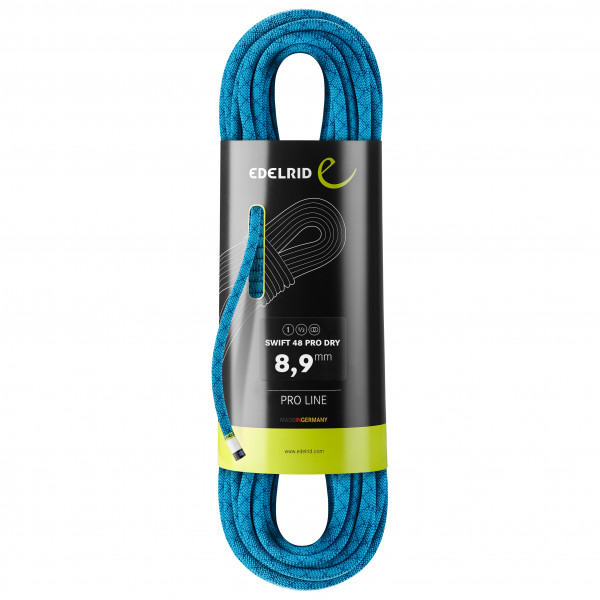 Edelrid - Swift 48 Pro Dry 8,9 mm - Einfachseil Gr 30 m;40 m;50 m;60 m;70 m;80 m bunt von Edelrid