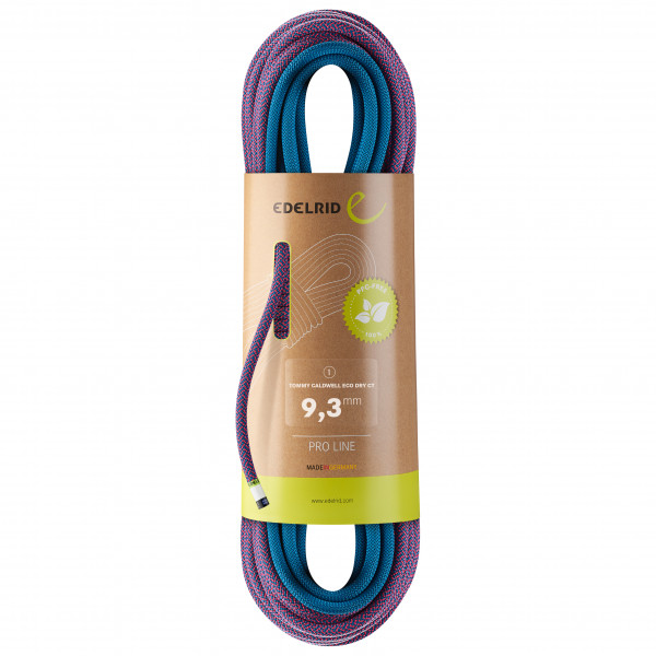 Edelrid - Tommy Caldwell Eco Dry CT 9,3 mm - Einfachseil Gr 70 m bunt Edelrid - Tommy Caldwell Eco Dry CT 9,3 mm - Einfachseil Gr 70 m bunt von Edelrid
