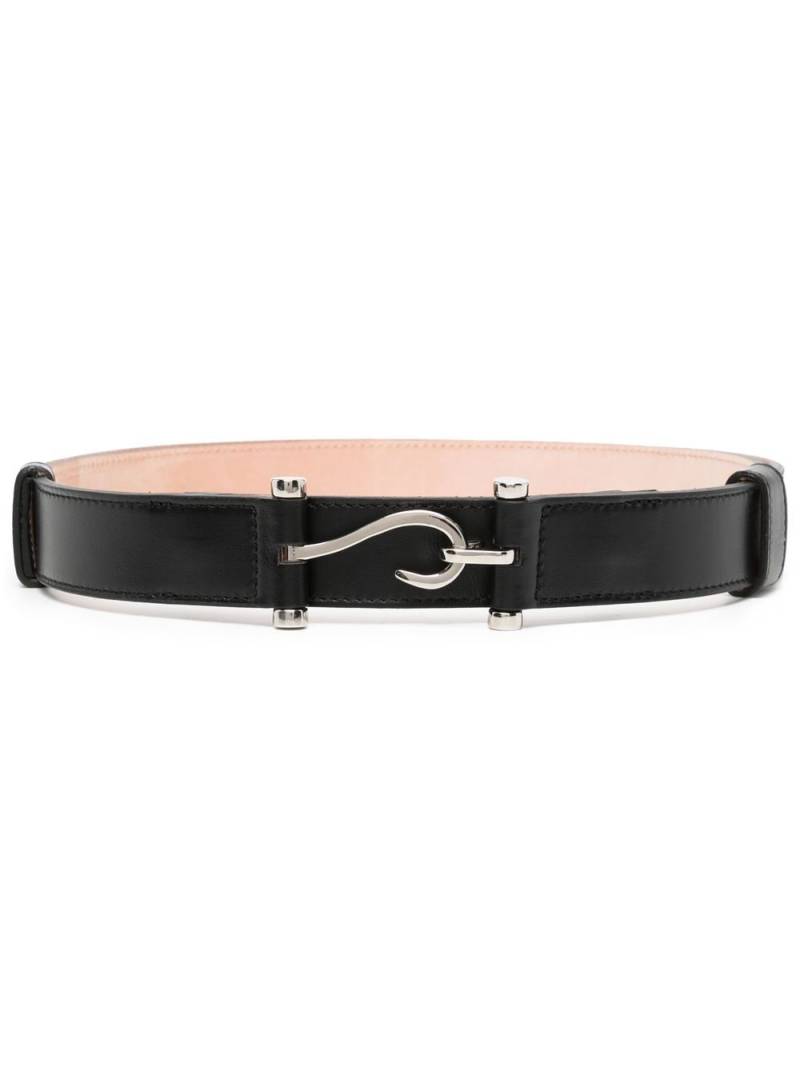 Edhen Milano hook-fastening detail belt - Black von Edhen Milano