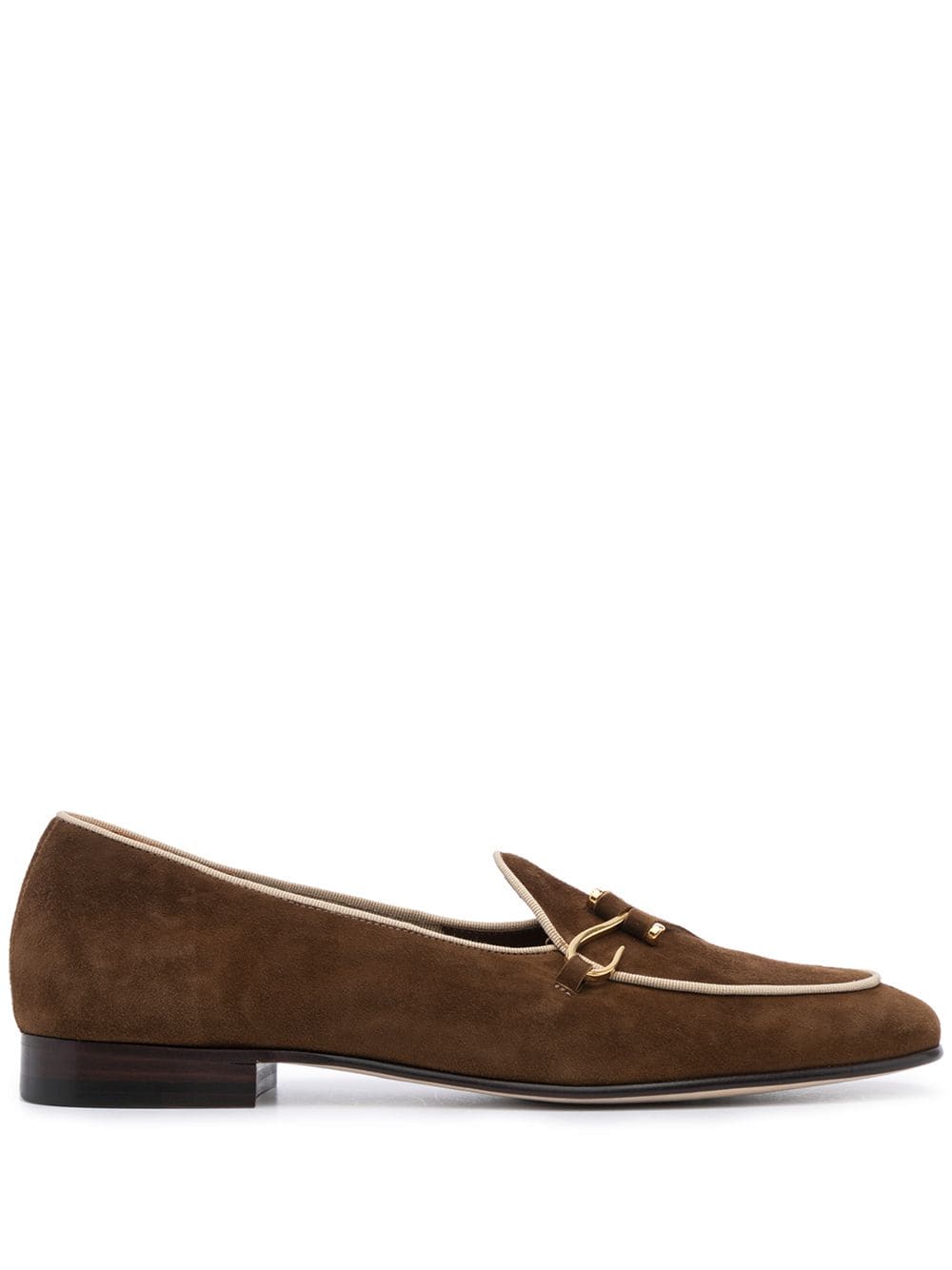 Edhen Milano panelled Comporta loafers - Brown von Edhen Milano