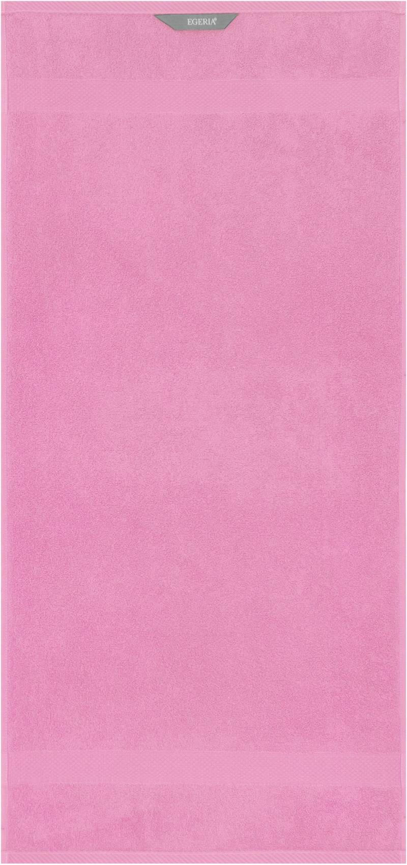 Egeria Badetuch »Diamant«, (1 St., Badetuch 70 x 140 cm), Uni Programm mit schmaler Bordüre, 100 % Baumwolle von Egeria